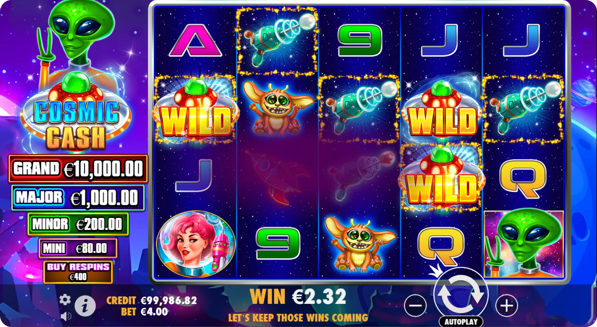 Gira Cosmic Cash Ahora