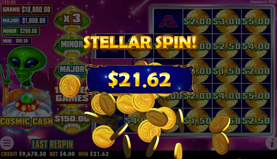 Cosmic Cash Gira Y Gana Ahora