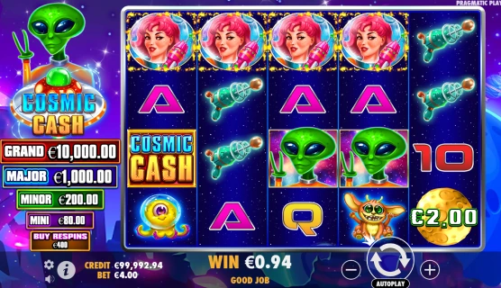 Cosmic Cash Gane A Lo Grande En Línea