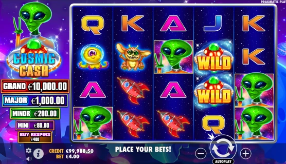 Cosmic Cash Gira la Suerte