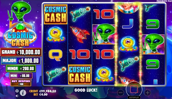 Gira y Gana Cosmic Cash