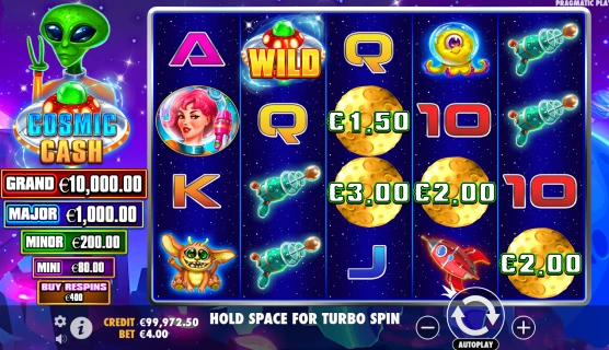 Cosmic Cash Juega y Gana